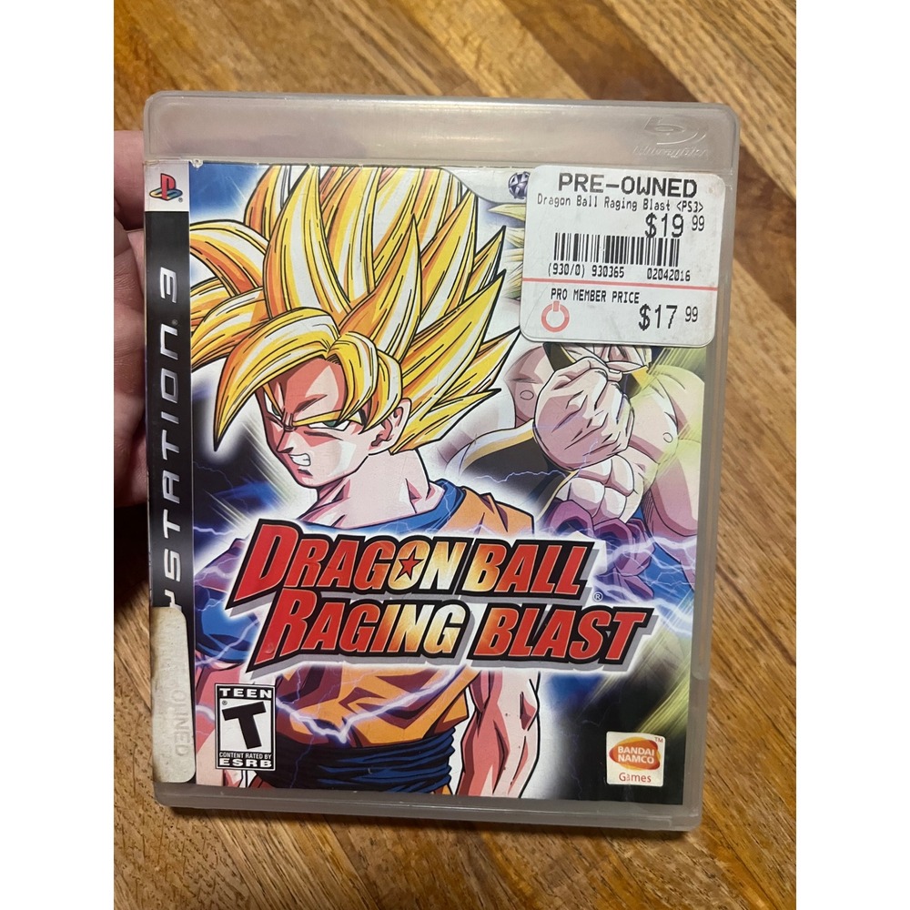 Dragon Ball Raging Blast Sony PlayStation 3 PS3 Fighting Game Bandai Namco